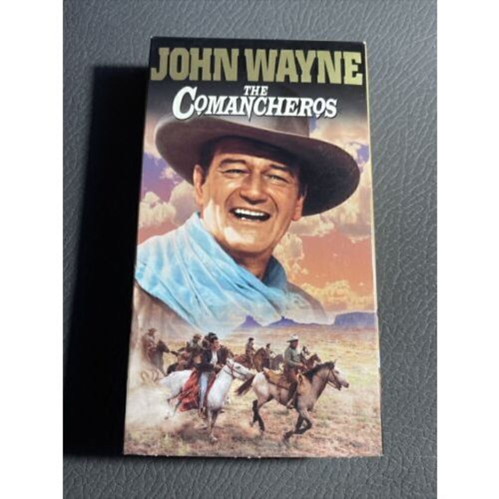 The Comancheros (VHS, 1992) John Wayne Wild West Western Captain Cutter Texas